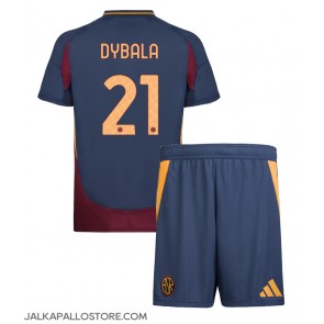 AS Roma Paulo Dybala #21 Kolmaspaita Lapsille 2024-25 Lyhythihainen (+ shortsit)